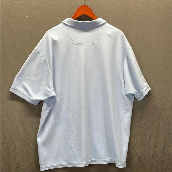 Tommy Bahama Plus Size Blue Polo Classic Design - Picture 6 of 7